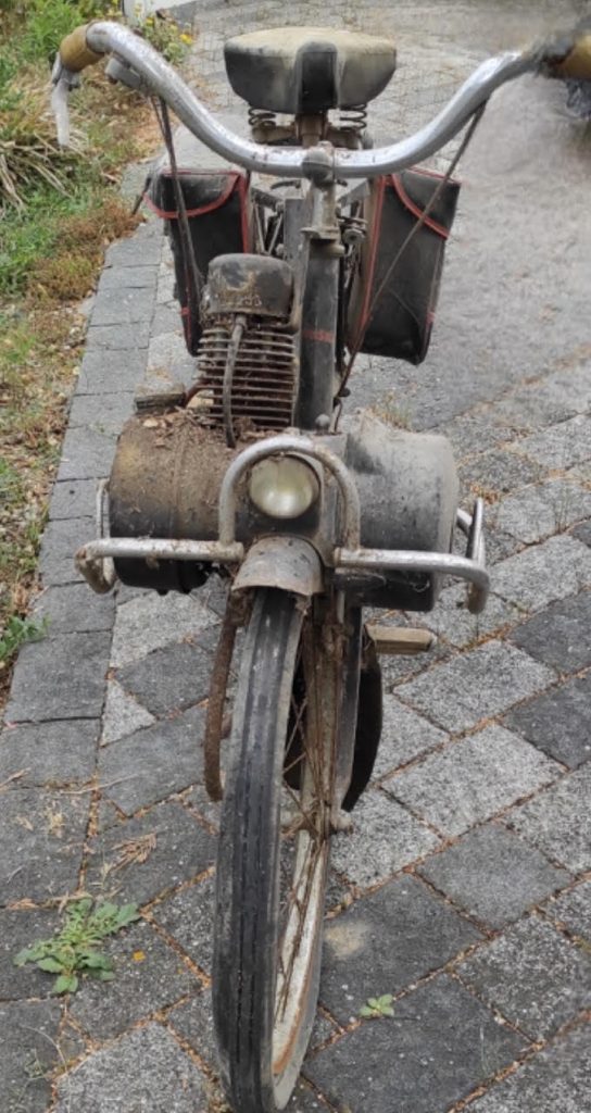 Etat du Solex lors de la sortie de grange.